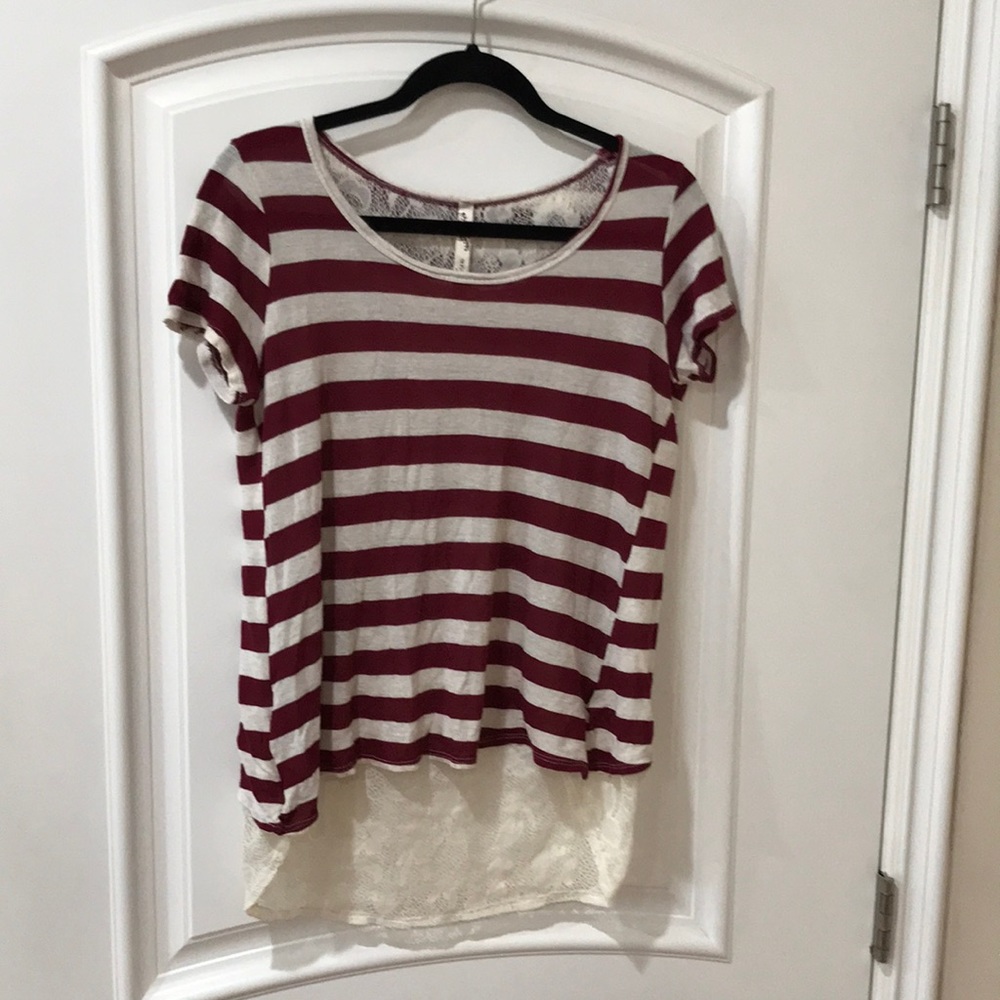 Andrea Missy half lace back beautiful top size XL
